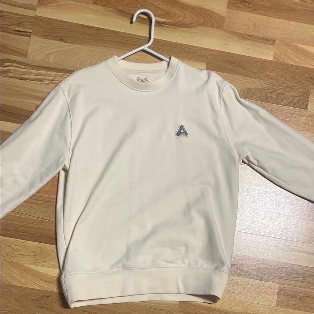 Men's PALACE crewneck (Cream color)